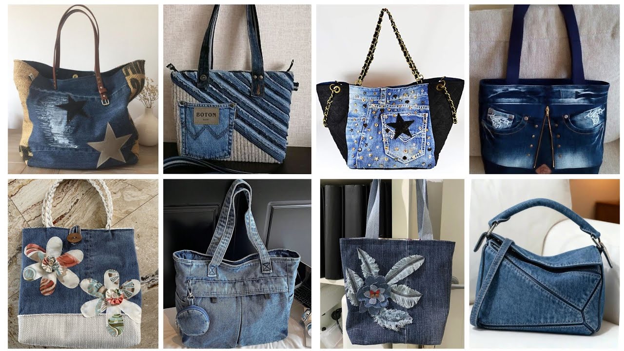 Ladies denim  bags ideas for womens