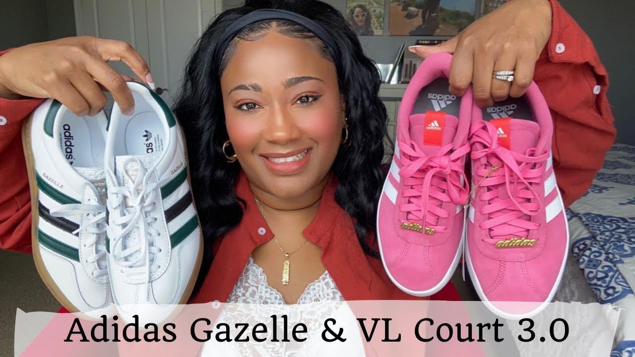 Распаковка женских кроссовок Adidas Gazelle и VL Court 3.0 | Первое впечатление | Примерка | Выбо...