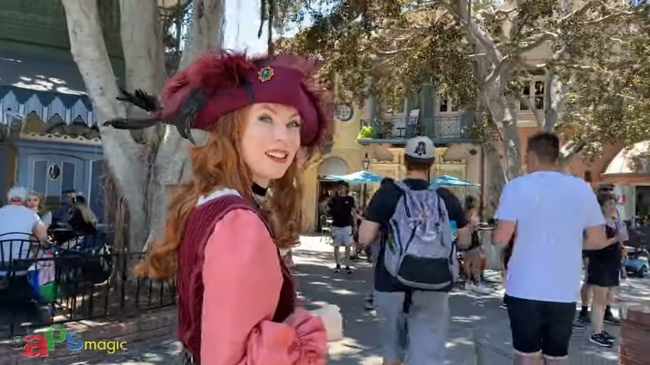 Redd Pirate in New Orleans Square at Disneyland