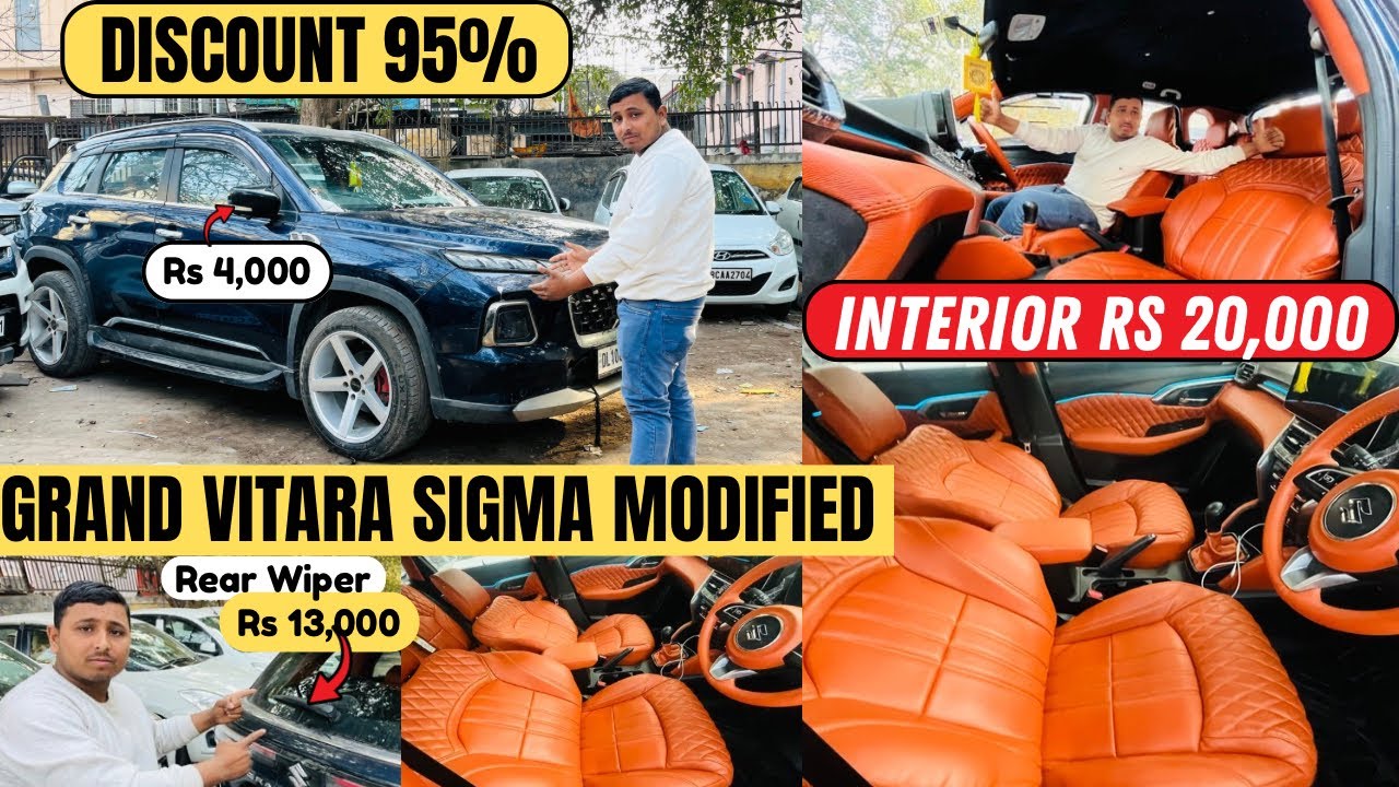 Best Grand Vitara Sigma To Alpha Modification With Price | Grand Vitara Sigma Modified 