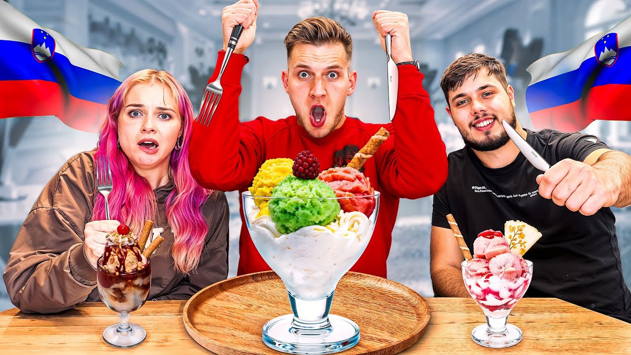 NAJBOLJŠI SLADOLED V SLOVENIJI  🇸🇮 / Eating With Andrej
