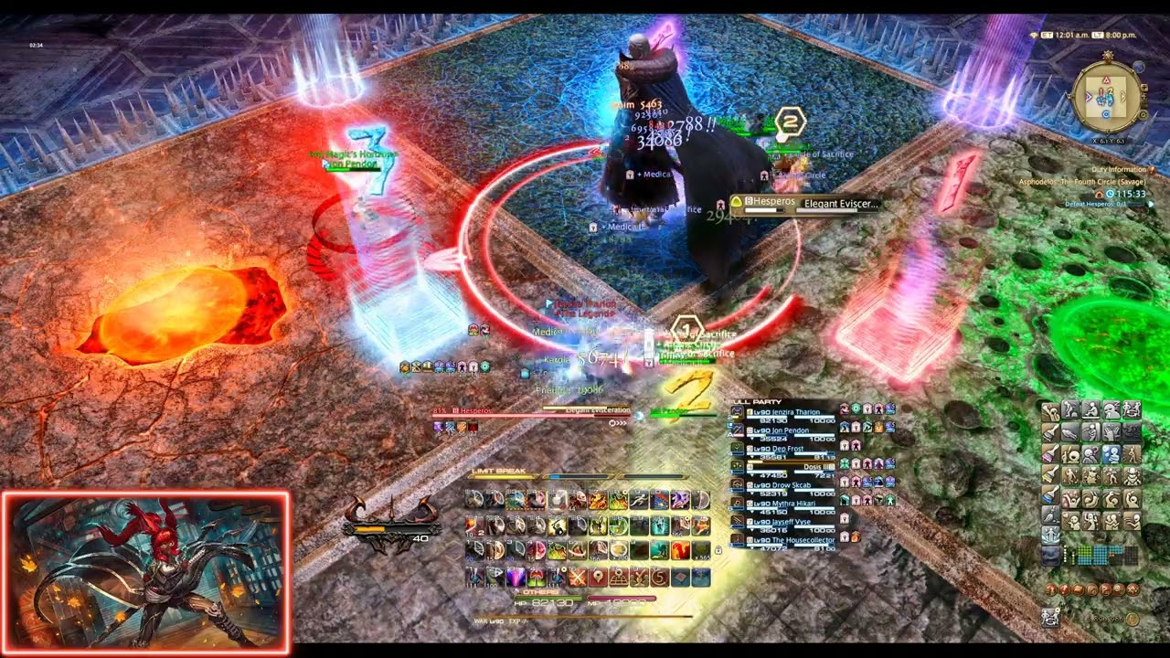 P4S Door Boss - Primal PF Strats (BilliBilli, Uptime Pinax, THTH Orbs, North Towers) (WAR POV)