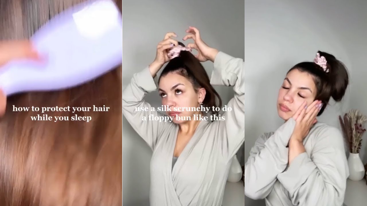 HOW TO PROTECT YOUR HAIR WHILE YOU SLEEP #HAIRCARE #HAIRSTYLE #SHORTS