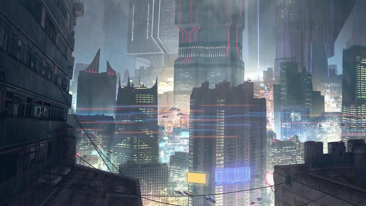 Dystopian City Live Wallpaper Ambiance ASMR