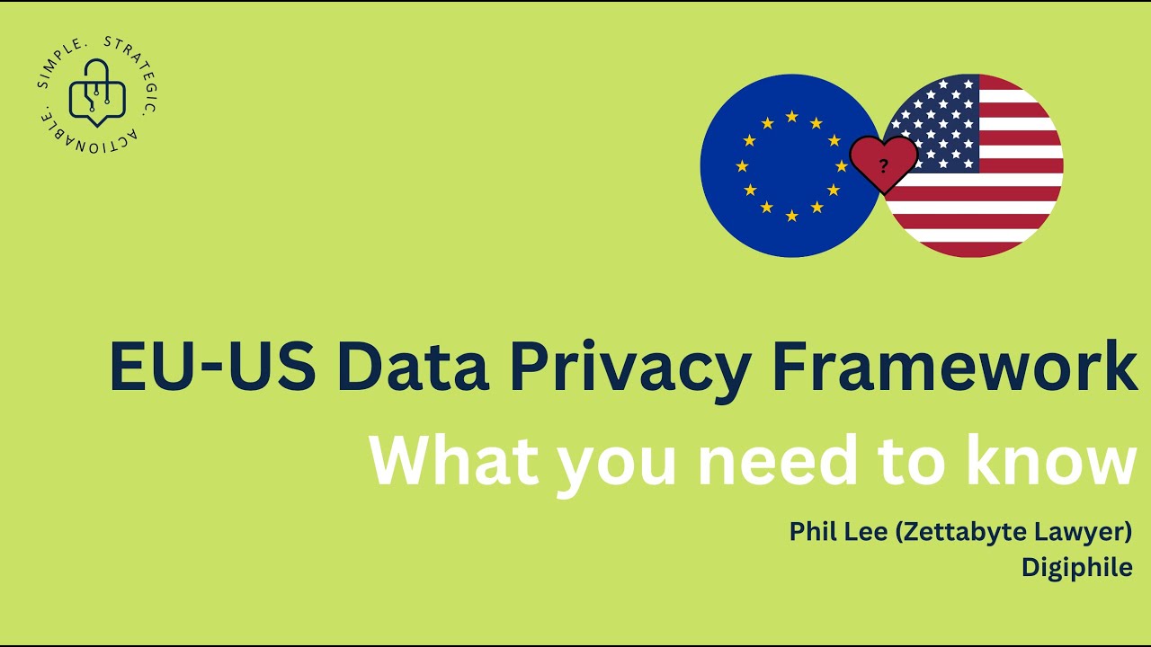 EU US Data Privacy Framework   Essential Points to Know