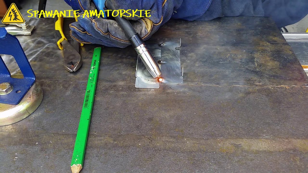 Spawanie amatorskie #91 - Spawanie blachy 1mm z Magnum Mig 208 Alu Synergia