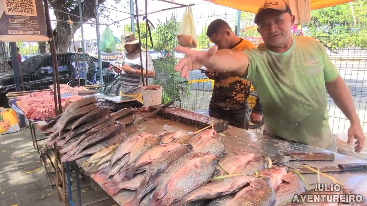 Feira Livre do Aerolandia em Fortaleza cê (sábado).