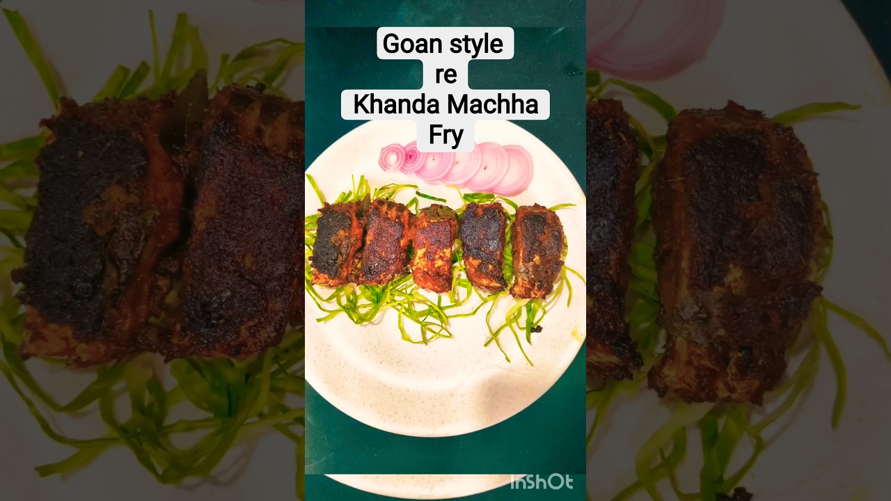 Goan style re khanda Machha Fry 🦈 
