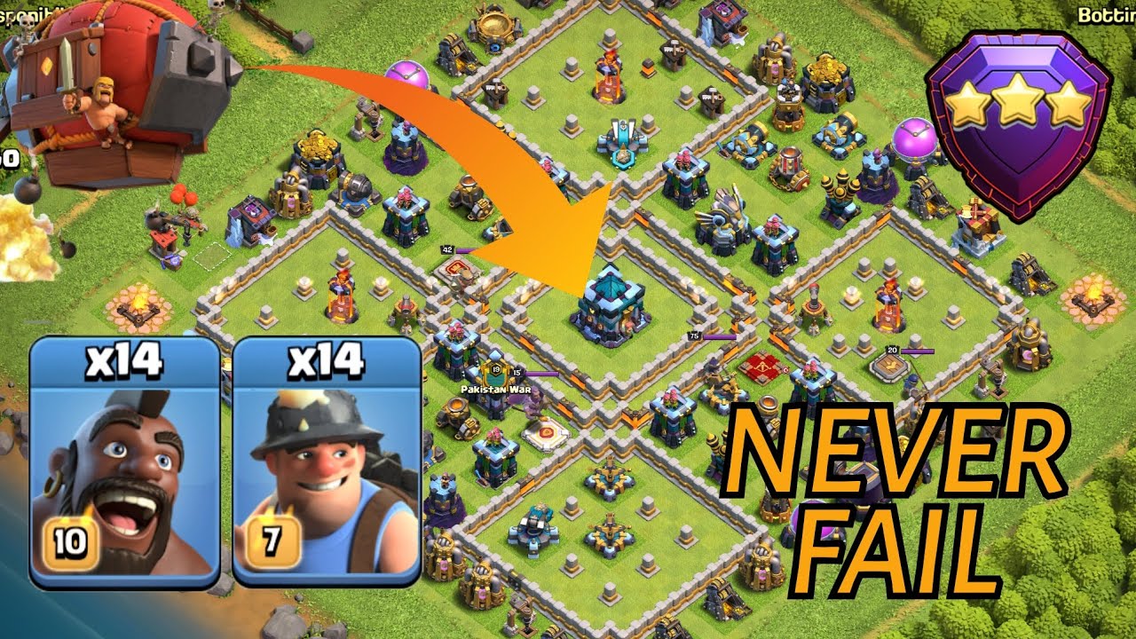 Island Base 3 STAR! Never Fail on this Popular Box Base [TH13] Clash of Clans