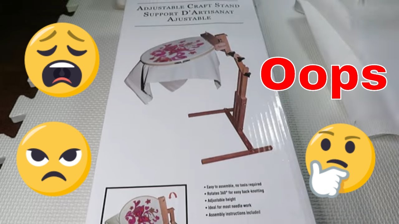 Adjustable Craft Stand UNBOXING GONE WRONG