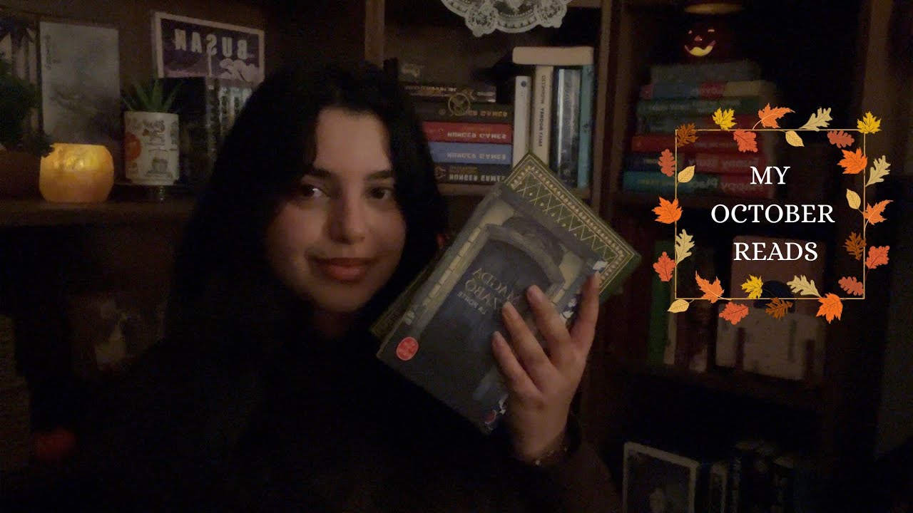 ASMR The 7 books I read in October🍁 (monthly reading wrap up)