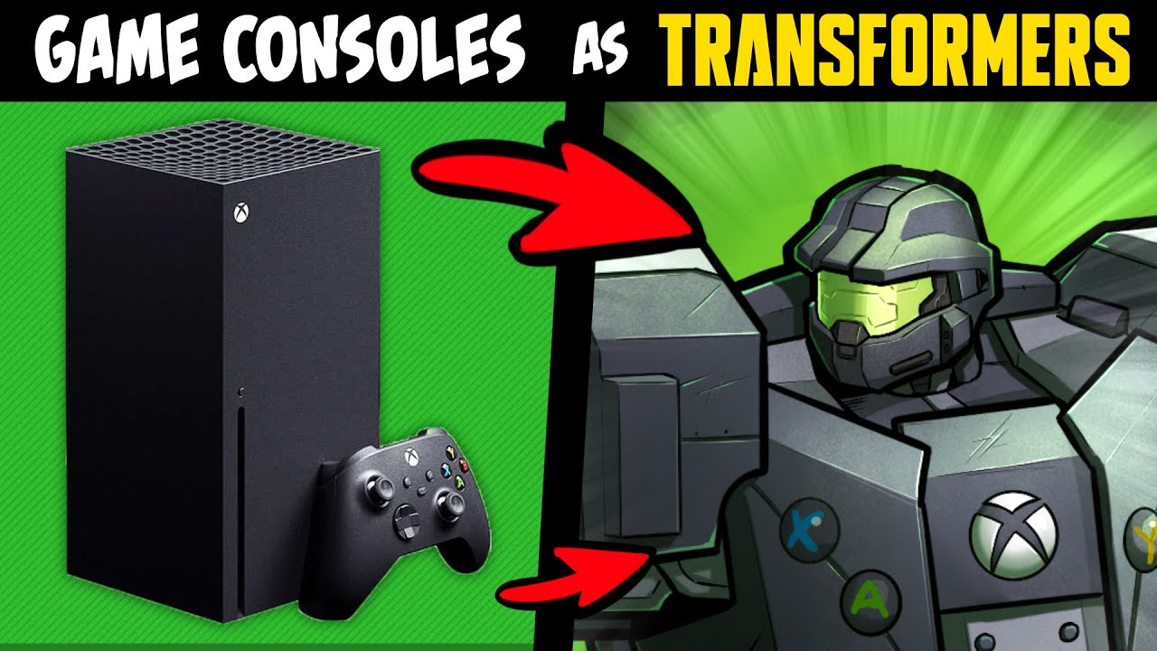 What if VIDEO GAME CONSOLES Were TRANSFORMERS?! (Stories & Speedpaint)