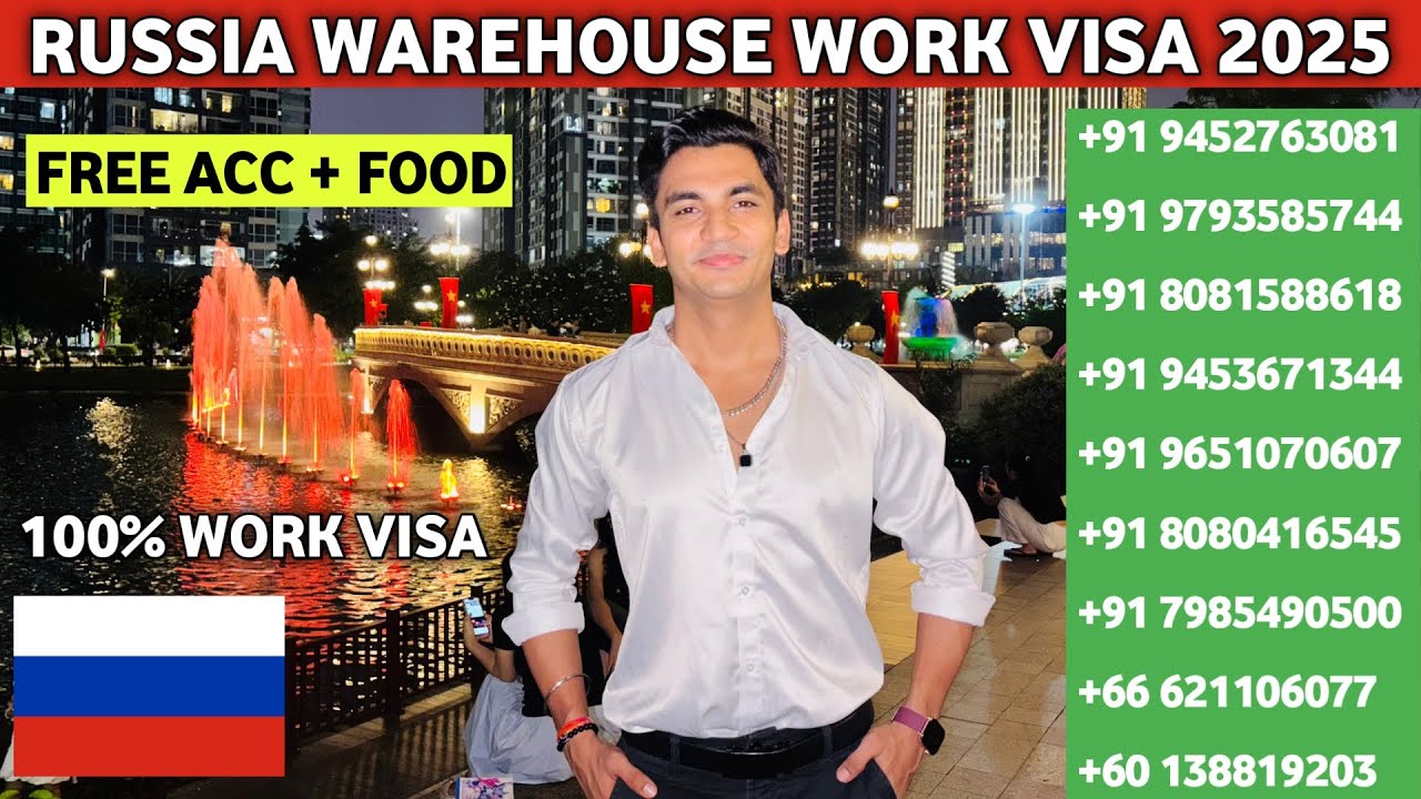 Jobs in Russia 🇷🇺 | Salary 39,000 Ruble Per Month | Warehouse Job | Packing Job | Work in Russia🇷🇺