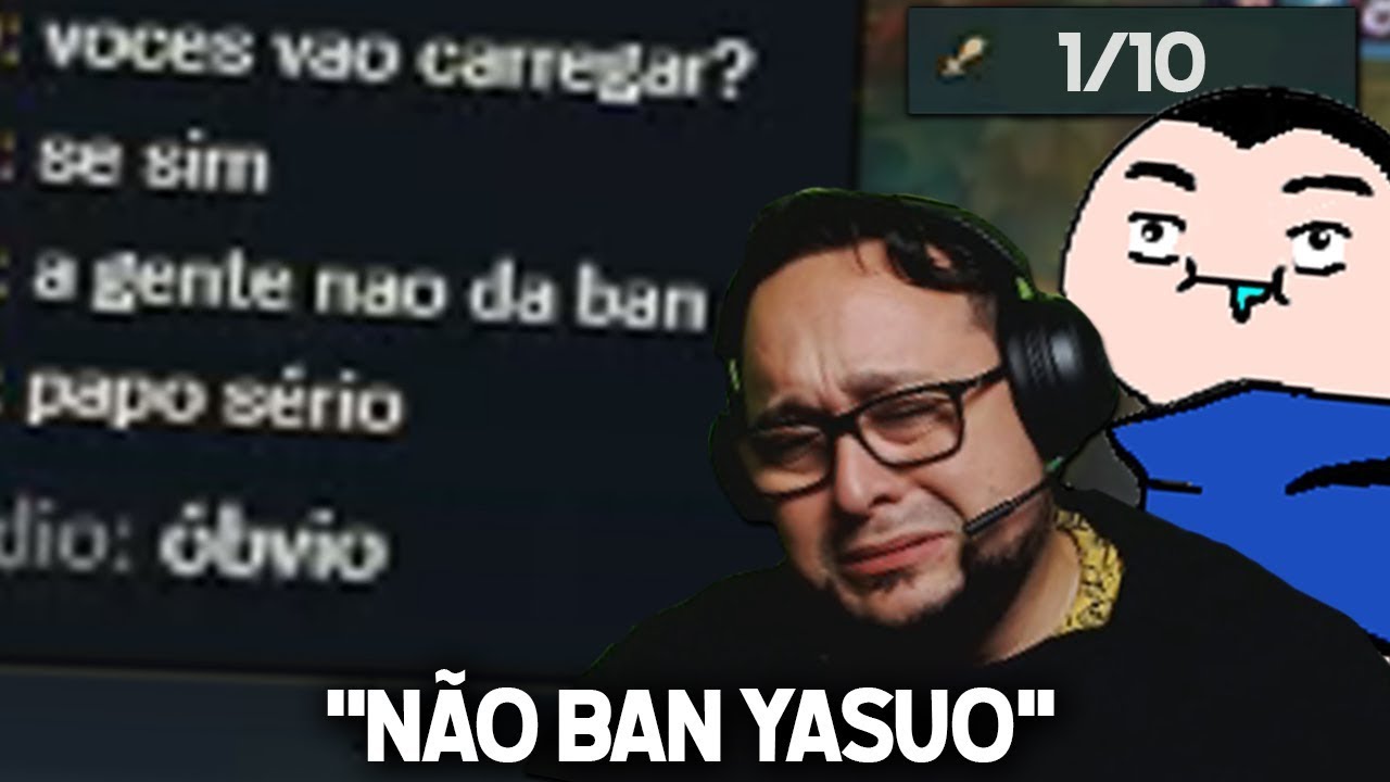 PQ NÃO SE DEVE DEIXAR YASUO OPEN 😥