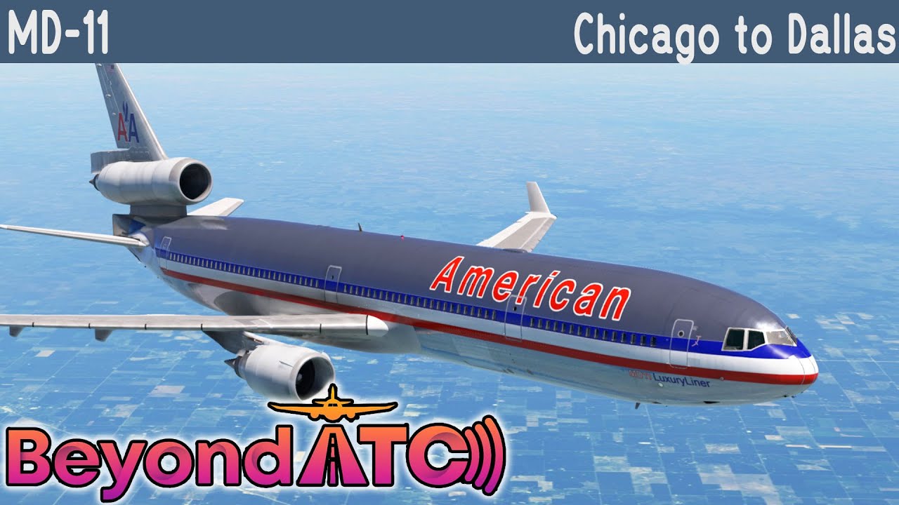 TFDi Design MD-11 Chicago to Dallas