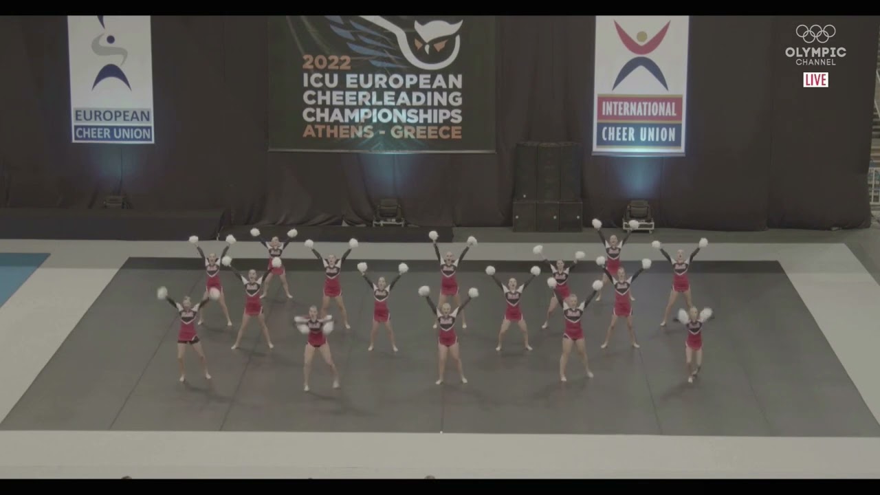 ICU Europeans 2022 Junior Pom - Team Finland HAC Junior Dance Elite