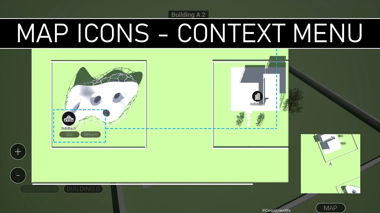 Map System - Map Icon Context Menu - Click and Show Sub Icons - Design Viewer #19