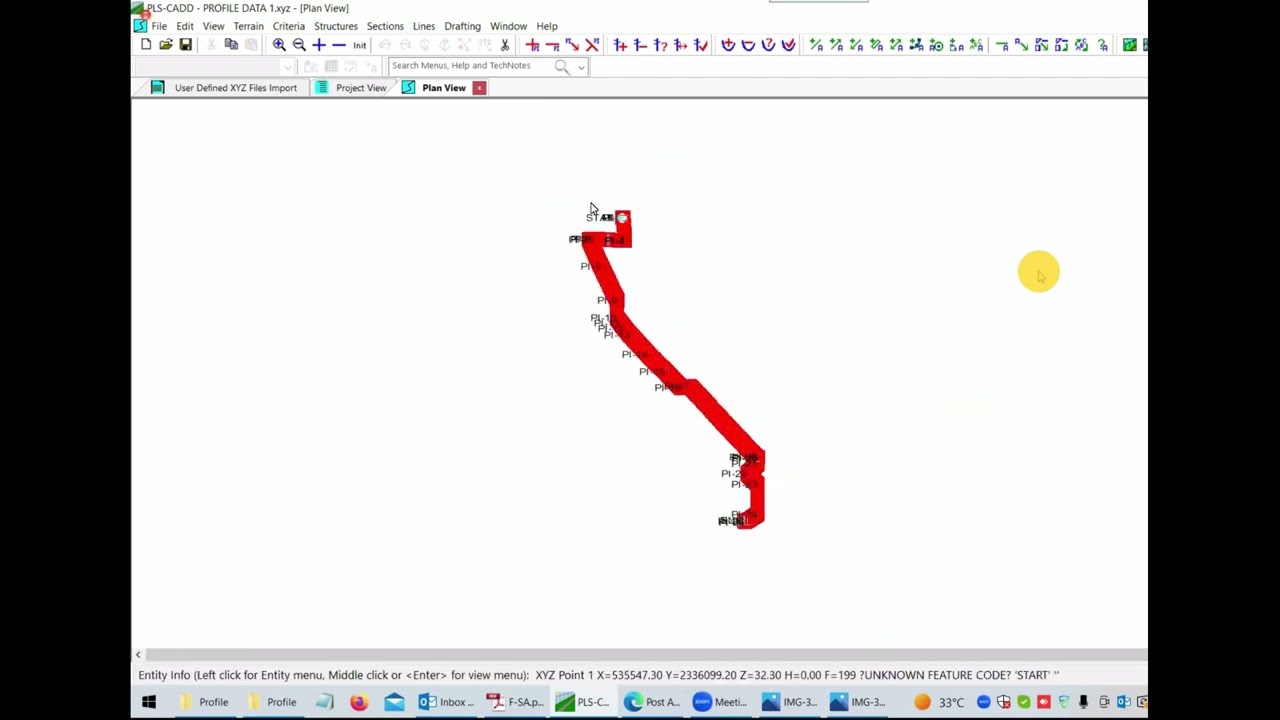 PLS Cadd for Beginners || Import Data file || Tab delimited