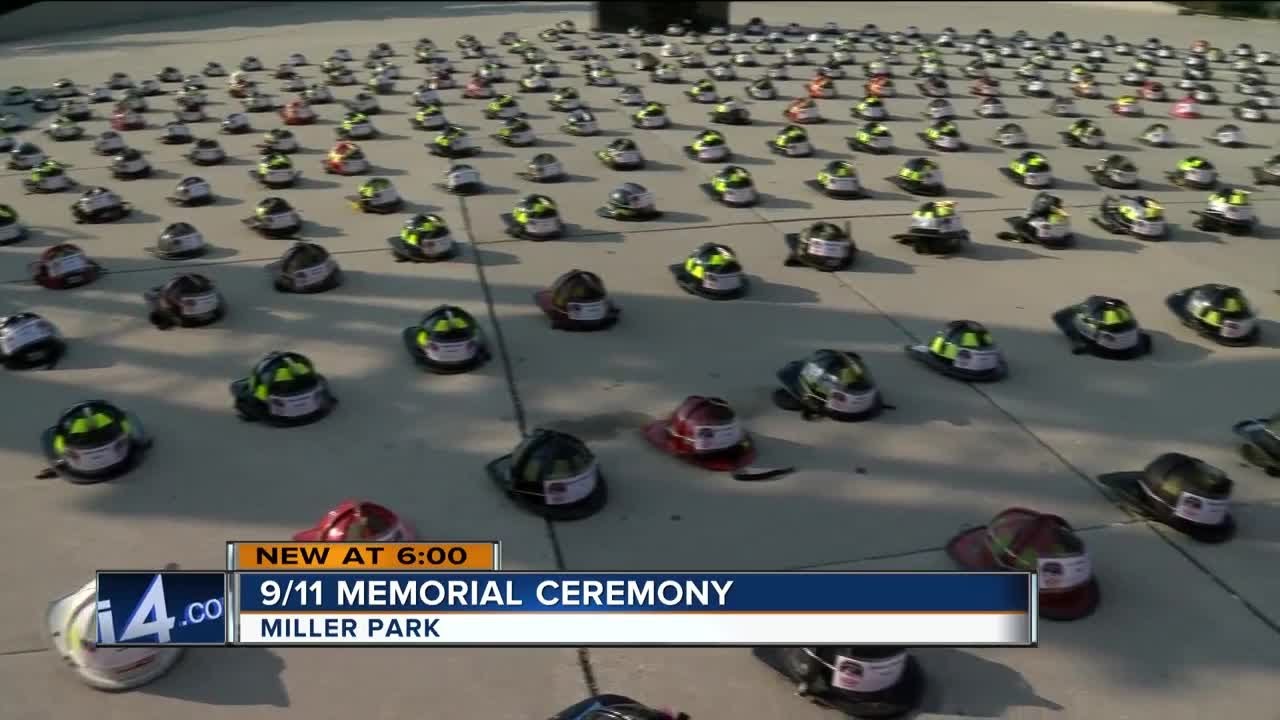 Milwaukee Fire Department honors those who died on 9/11 at Miller Park ceremony