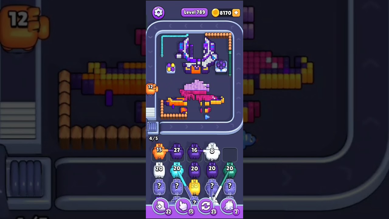 #pixy6 🔥very hard level 789! Done it! 💪#pixelflow #gaming #puzzle #viral #video #unstoppable #funny
