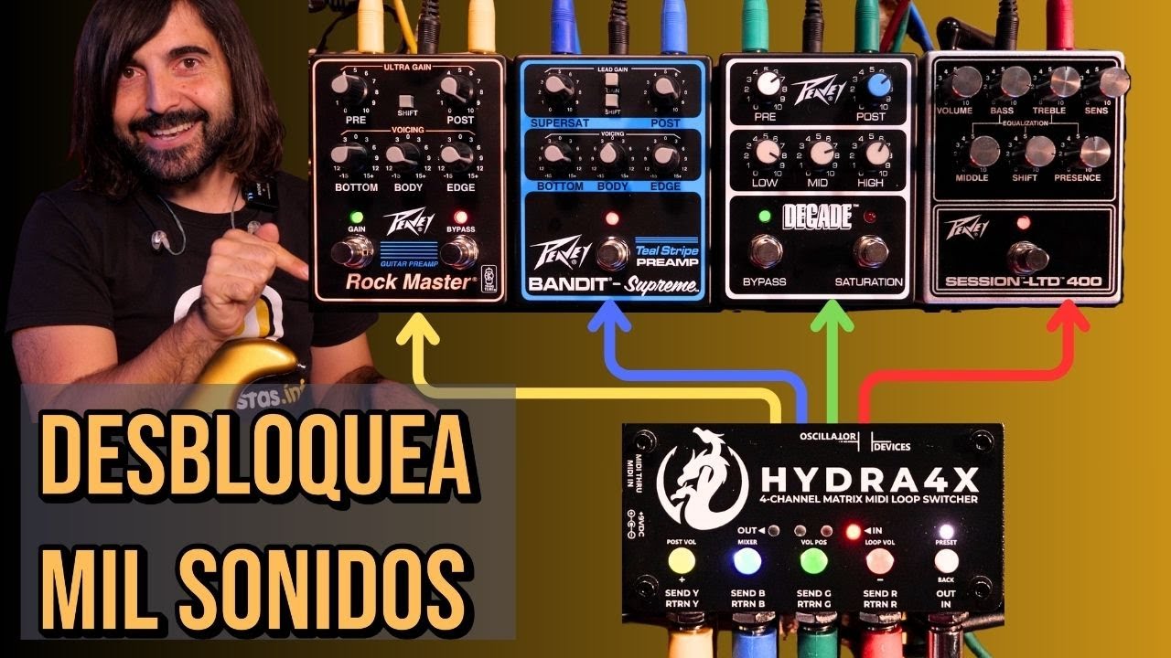 Mi ARMA SECRETA: ¡la conmutación de PREAMPS! | Peavey Bandit, Decade, Rockmaster, Session 400
