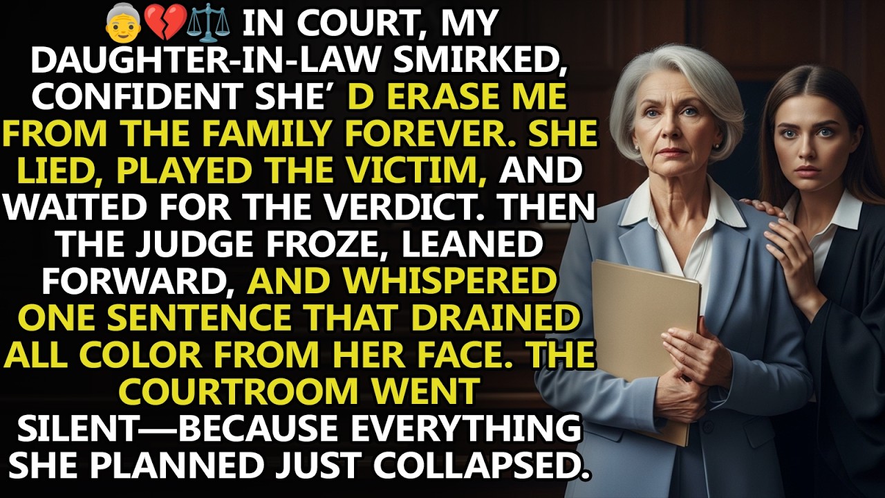 ⚖️ In Court, My Daughter-in-Law Tried to Erase Me 🧾 — One Look From the Judge Ended Her Plan