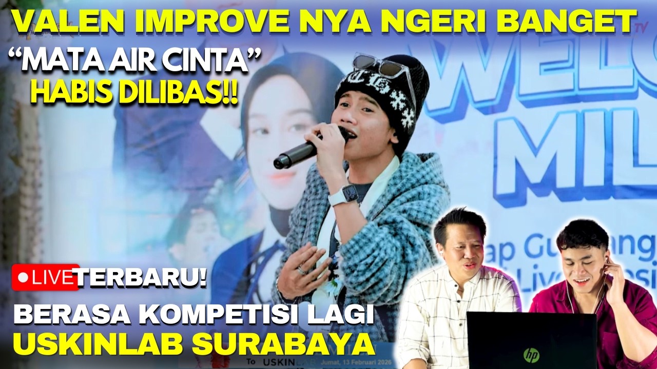 Ngeri Improvenya! Valen Bawakan Mata Air Cinta Live di Uskinlab Surabaya