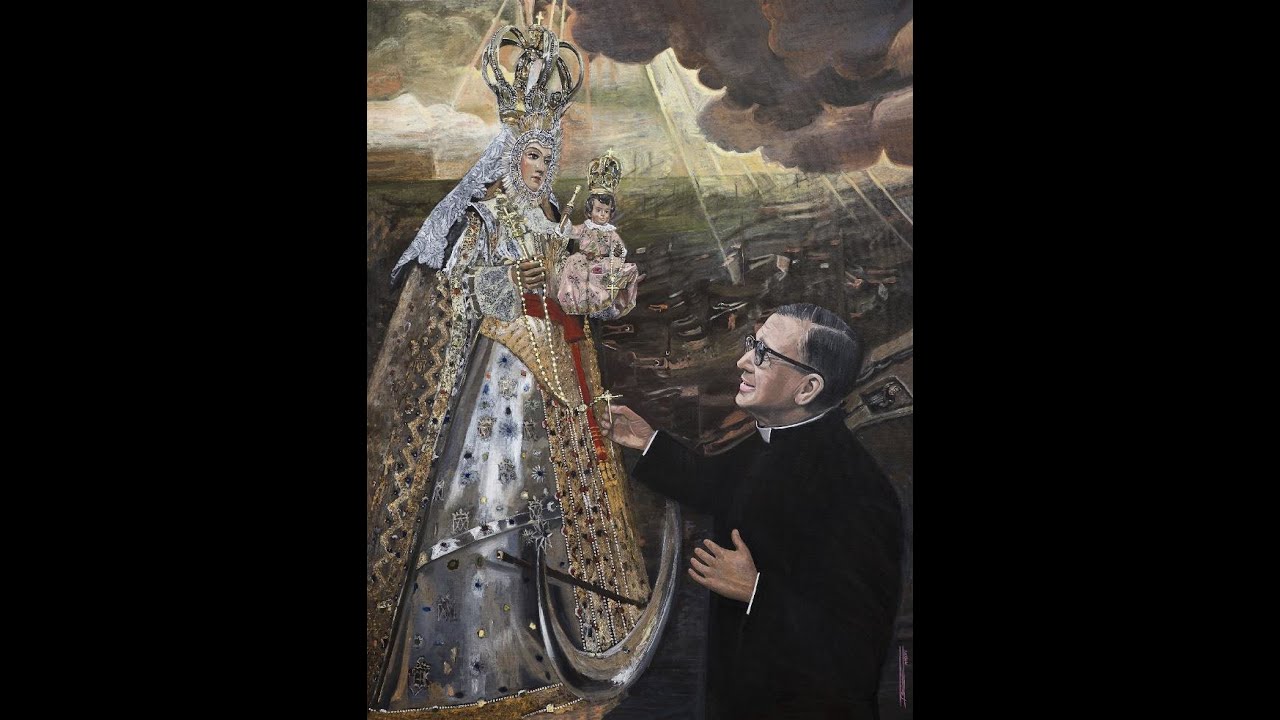San Josemaría y la Virgen del Rosario, unidos en Granada #opusdei