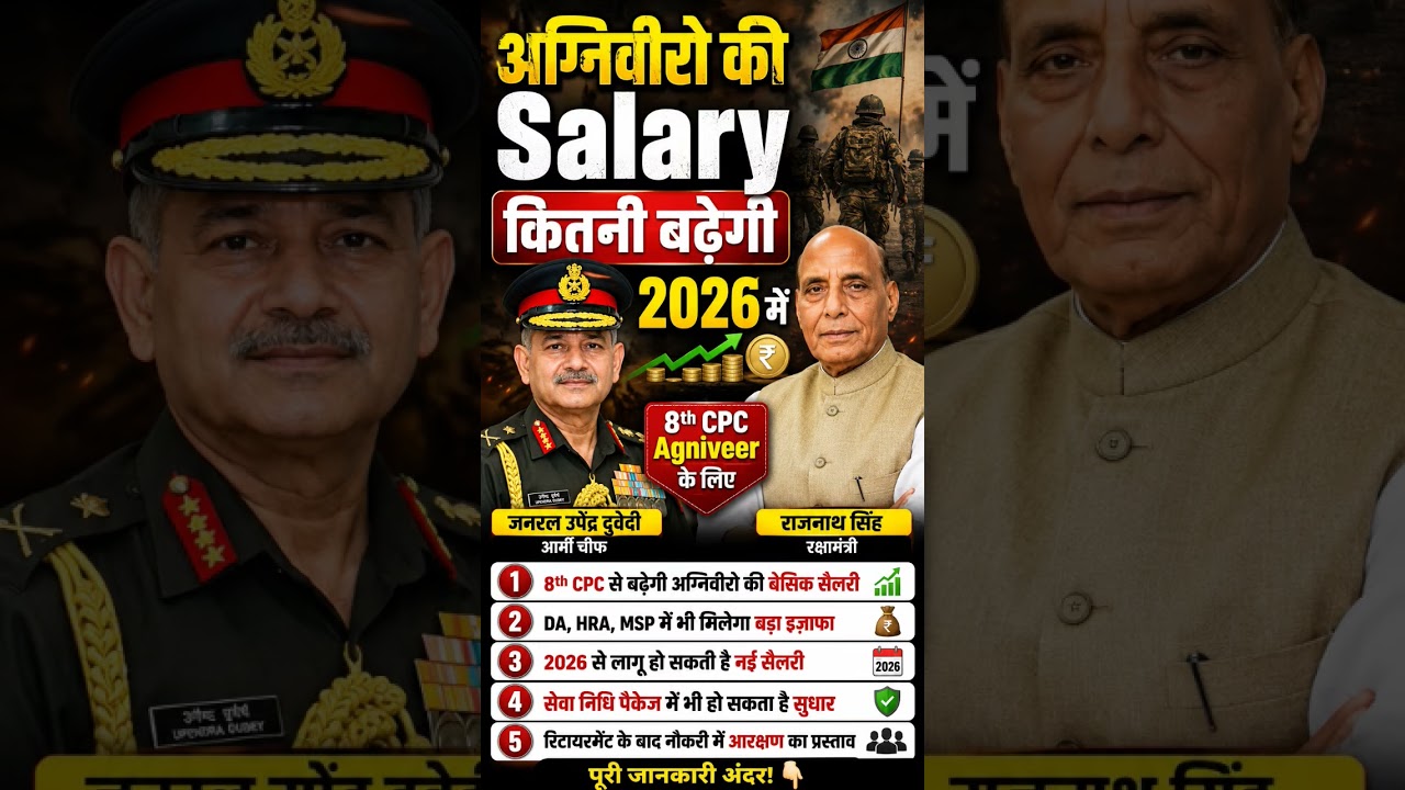 2026 Agniveer Salary Hike Update #salaryhike #salary #agniveer