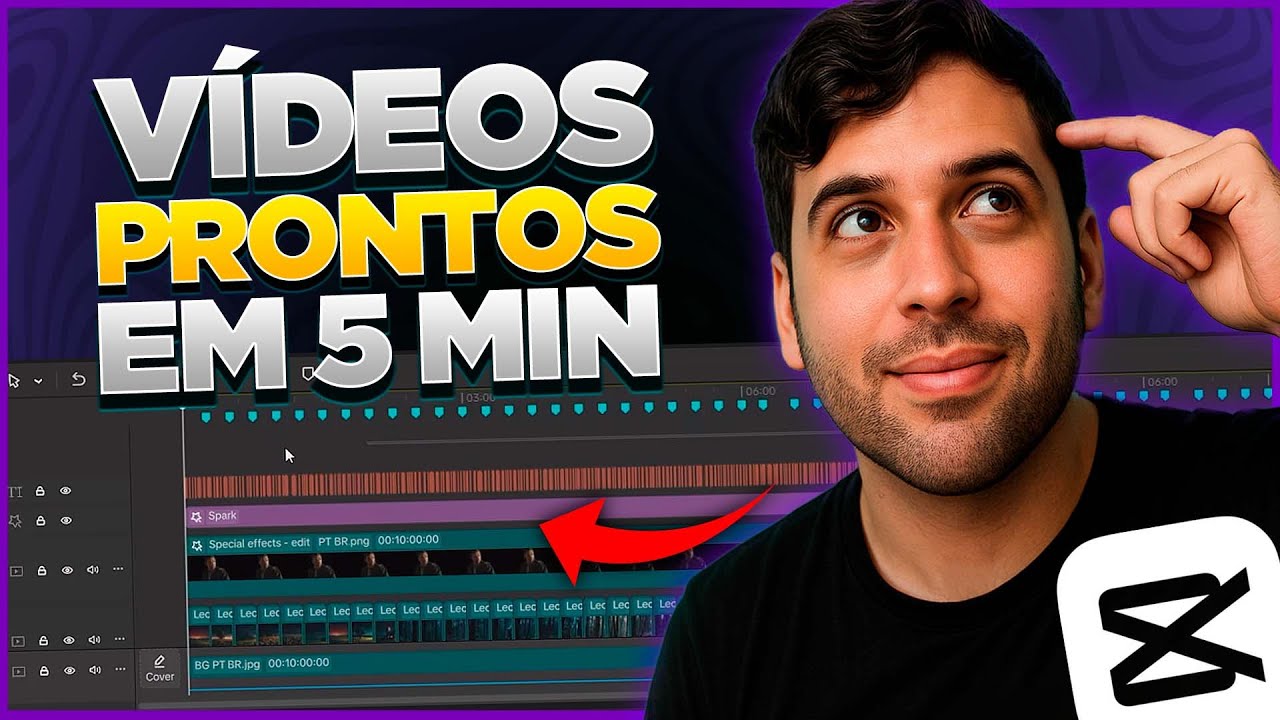 Como Criar um Projeto Pronto para Canal Dark no Capcut (Economize Tempo)