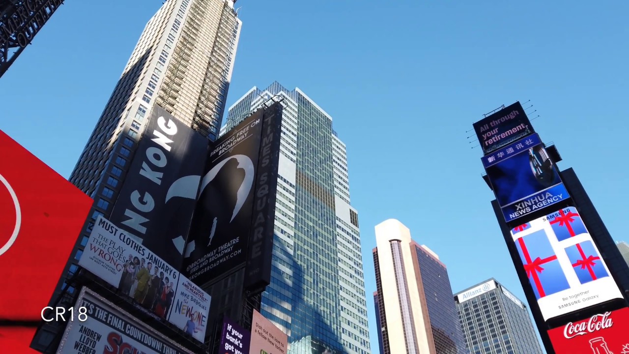 DJI Osmo Pocket Walking Test in Times Square
