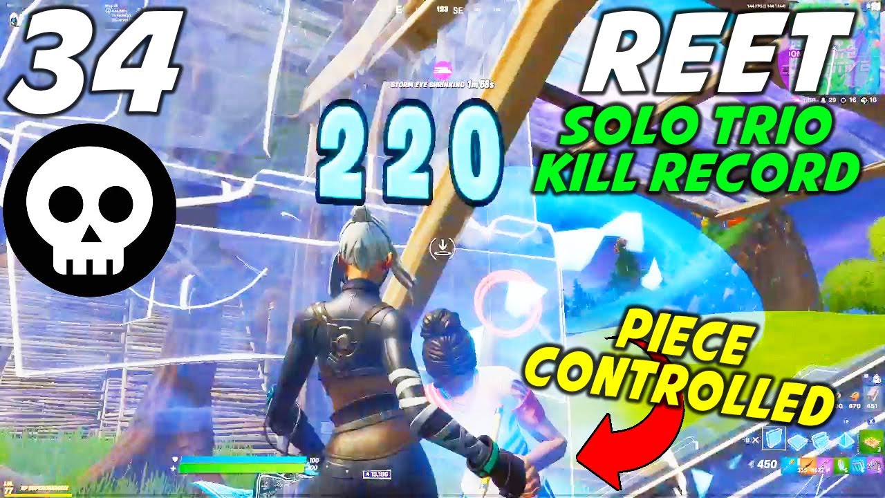 Reet *BREAKS* HIS Arena Kill Record in This CRAZY Solo Trio Arena Game - Road To 100.000