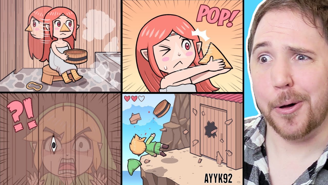 WHEN A PEEPING LINK DISCOVERS A RITO'S BIGGEST SECRET - Zelda Memes