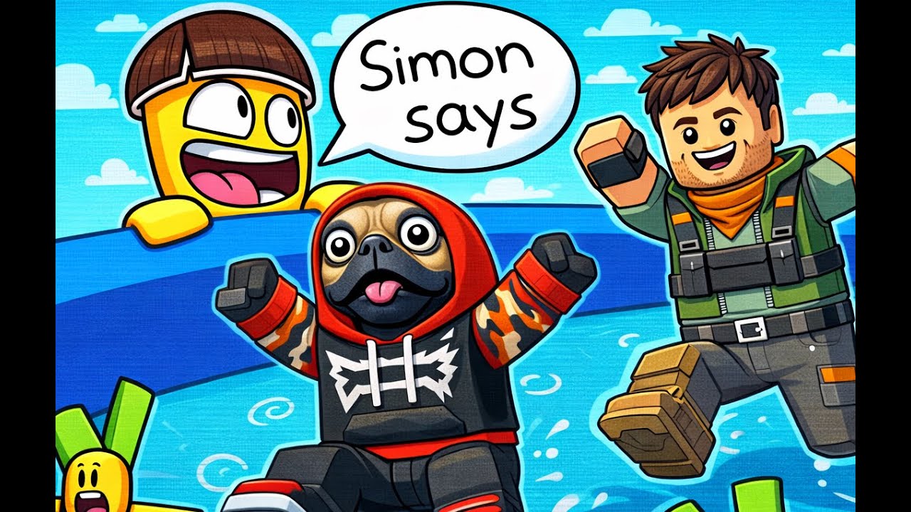 Playing Simon Says in Roblox!