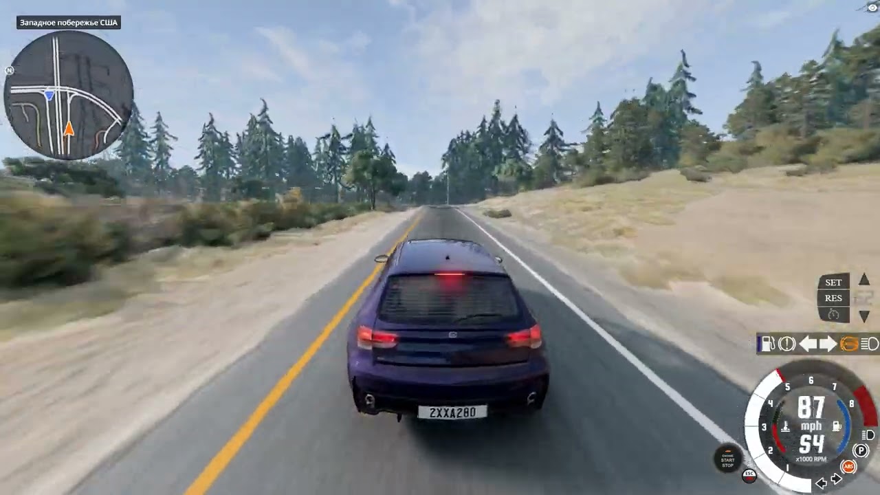 играю в BeamNG drive 6 часть