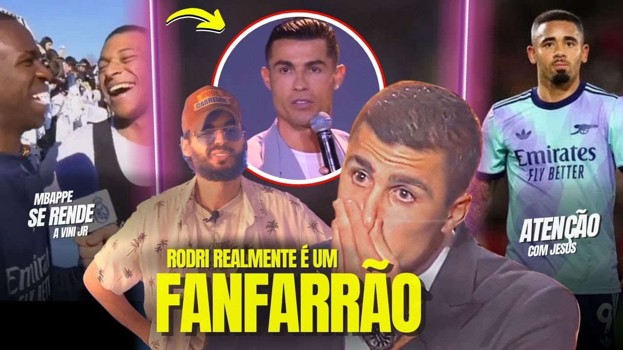 Rodri deveria PARAR DE FALAR pq ta ficando feio | Vini Jr e Mbappe ENCANTAM | Jesus ACELEROU | E+