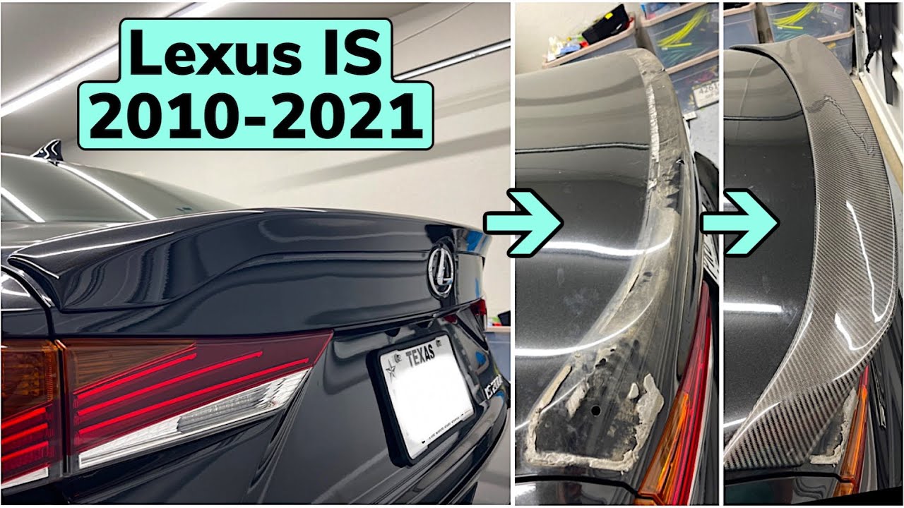 Как снять штатный глушитель, Lexus IS 2010-2021
