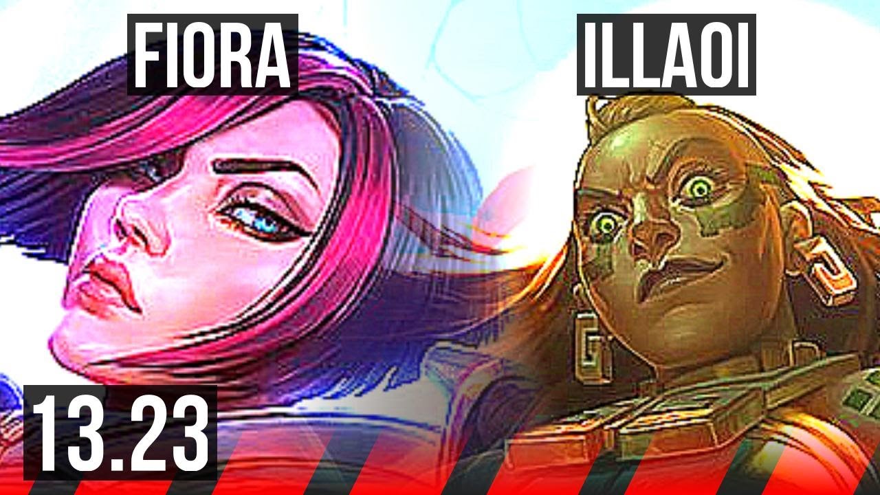 FIORA vs ILLAOI (TOP) | 6 solo kills, Legendary, 400+ games | EUW Master | 13.23
