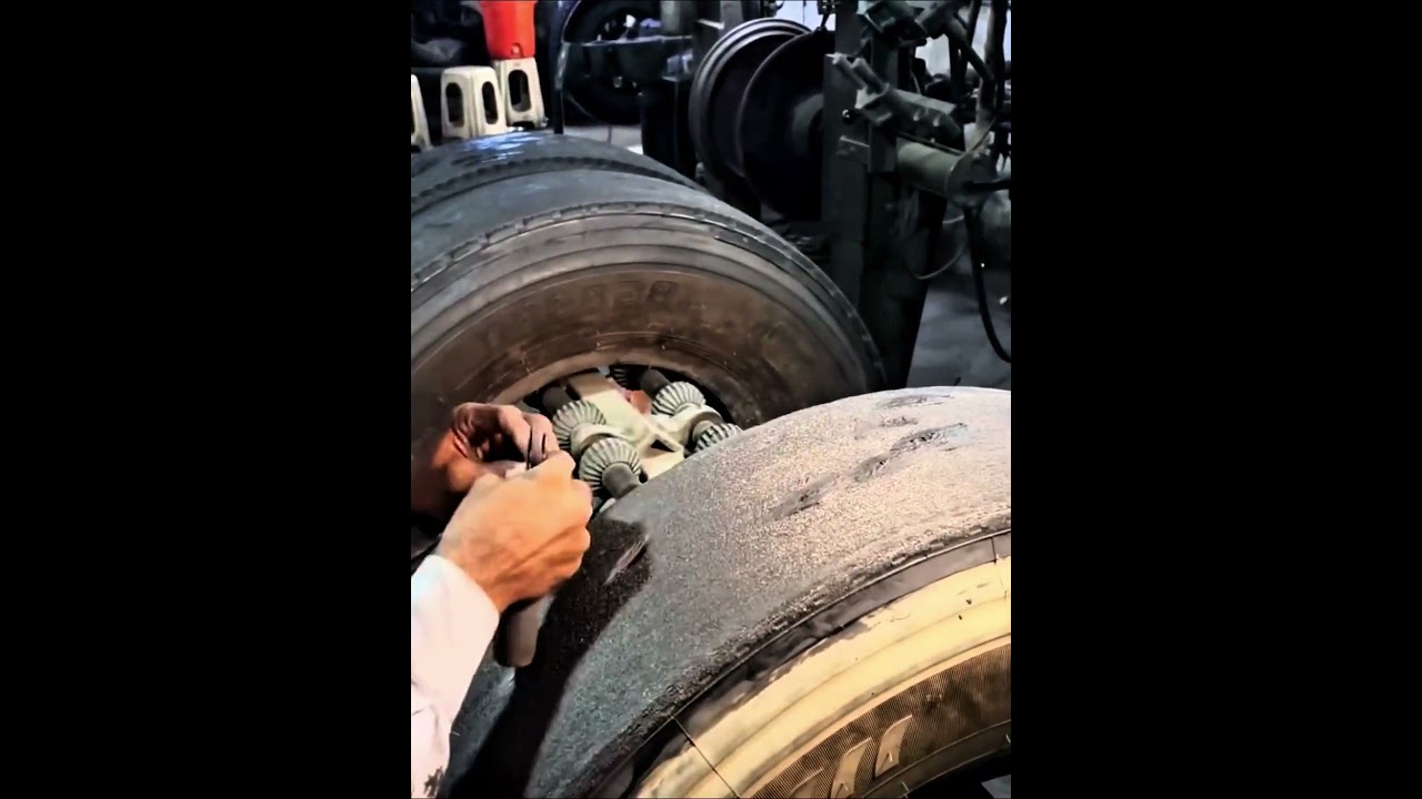 Old Tyre Repairing Process 😱 Amazing Tyre Restoration Factory Skills #shortvideo