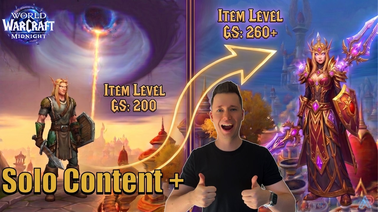 Schnell SOLO Gear pushen zu Full Hero Gear (fast nur Solo Content) WoW Midnight Guide Patch 12.0.5