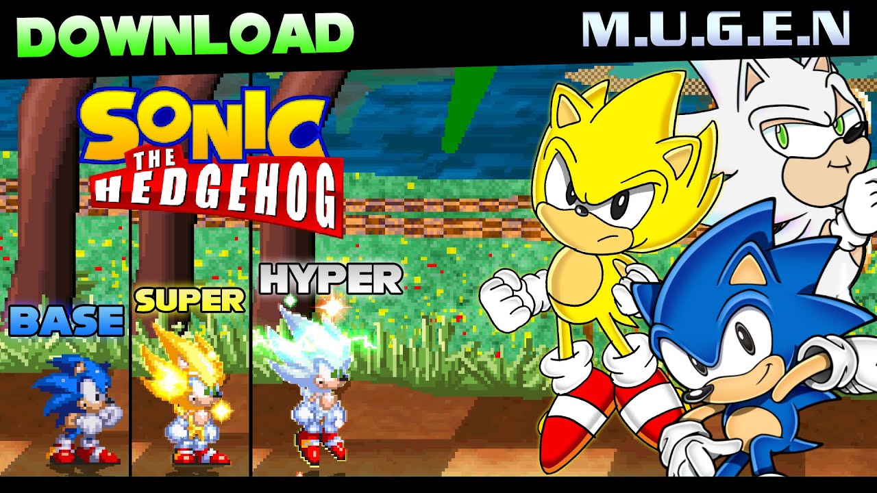 [Download] Classic Sonic (Super,Hyper) M.U.G.E.N Edit