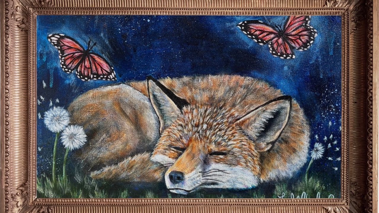 Framed Art Ambience | Whimsical Fantasy Ambience | Painting Ambience | Fox Ambience | TV Art