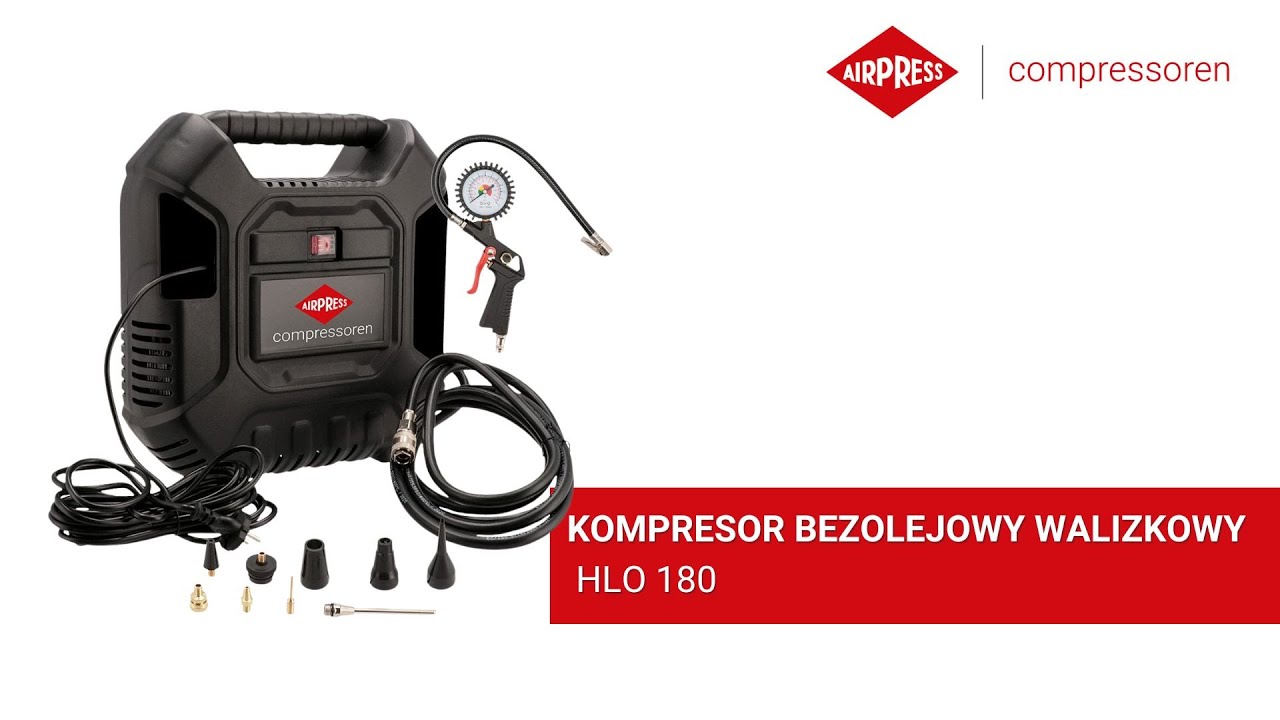 HLO 180 kompaktowy kompresor walizkowy | Airpress