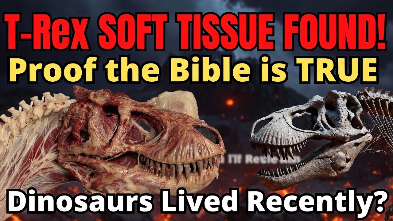 Tyrannosaurs Rex Soft Tissue discovery proves the Young Date of the Bible,