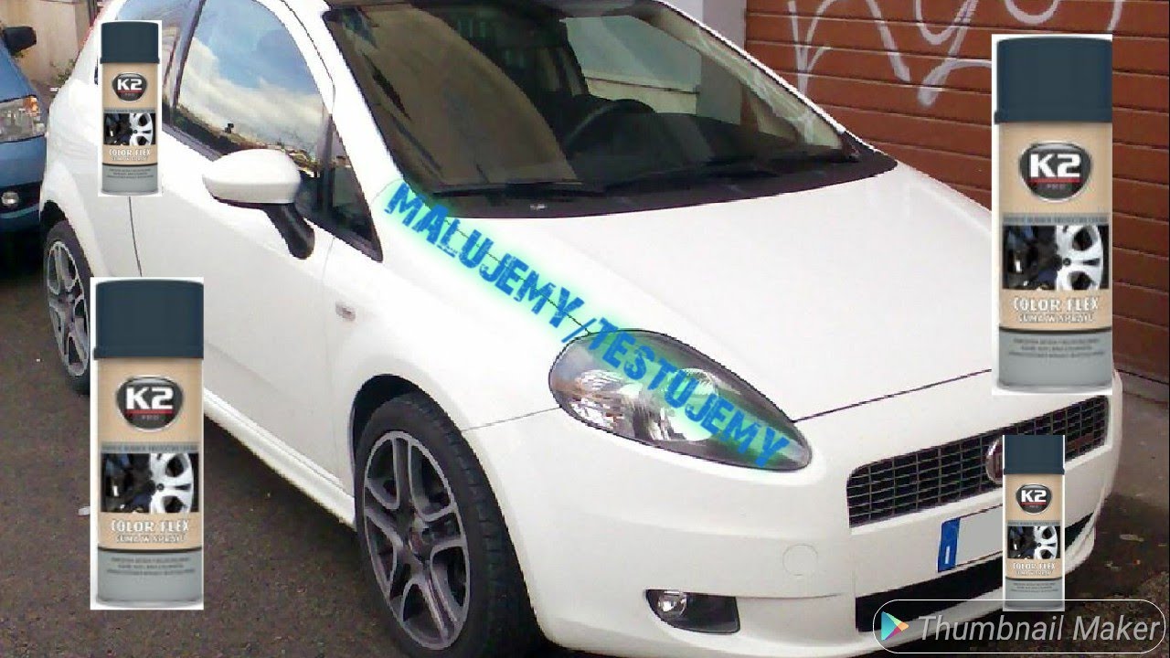 Guma w sprayu K2 color flex. Malujemy- testujemy