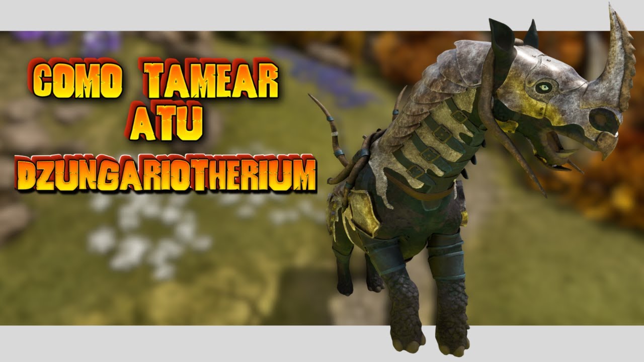 COMO TAMEAR a TU DZUNGARIOTHERIUM en ARK ASCENDED