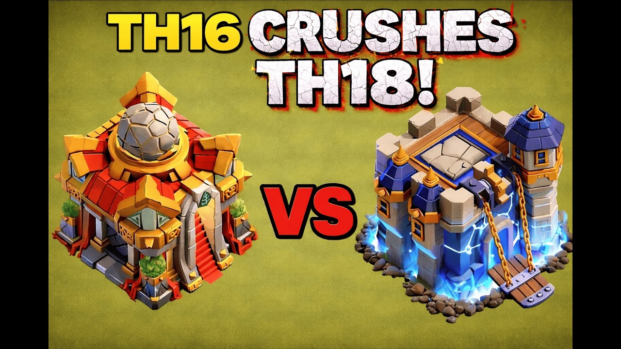TH16 vs TH18 | Overpowered Attack Strategy 2026
