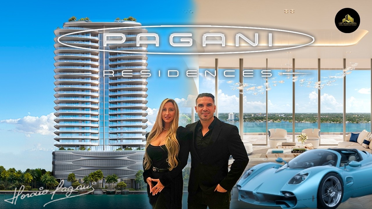 PAGANI RESIDENCES MIAMI: así es vivir en una obra maestra frente al agua