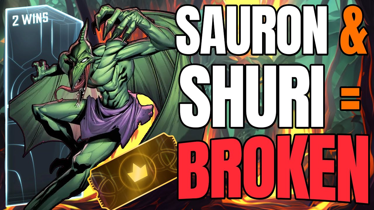 Sauron & Shuri  = FASTEST POSSIBLE GOLD TICKET? [Marvel Snap Conquest]