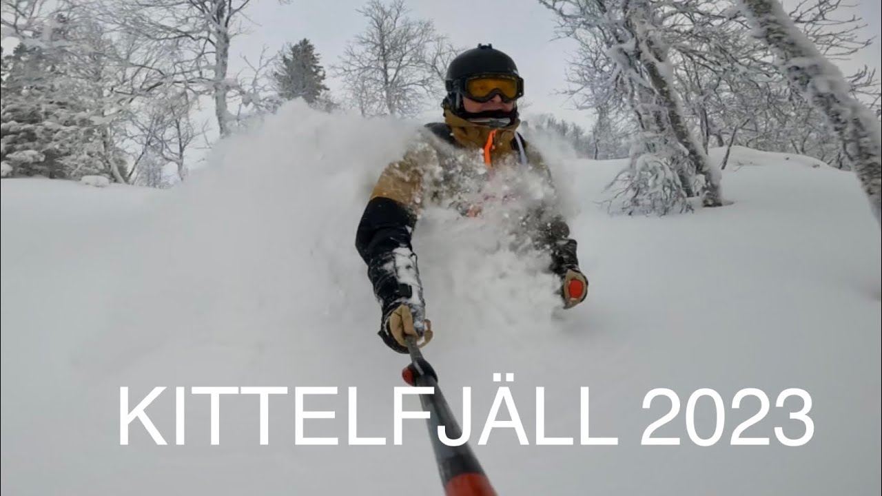 Skiing 68 cm of fresh snow in KITTELFJÄLL I VLOG 123